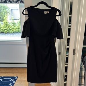 NWT Elegant Black cold shoulder Dress